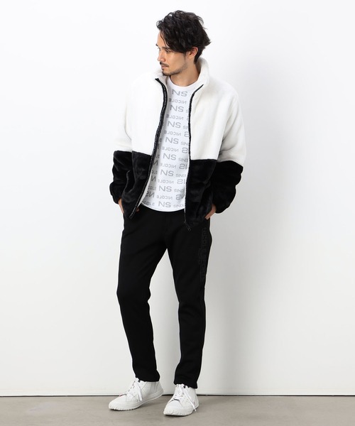 NICOLE CLUB FOR MEN（ニコルクラブフォーメン）の「【NICOLE SPORTS】スタンドカラー ファーブルゾン（その他アウター・メンズ・ホワイト系/ブラック/シルバー系・LARGE/X-LARGE/MEDIUM）」の21枚目の写真