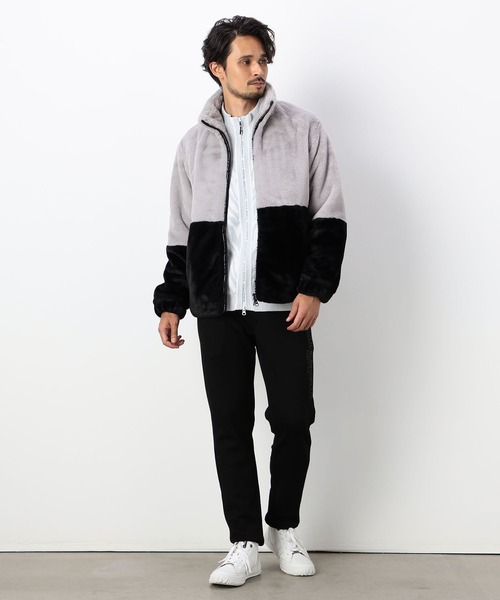 NICOLE CLUB FOR MEN（ニコルクラブフォーメン）の「【NICOLE SPORTS】スタンドカラー ファーブルゾン（その他アウター・メンズ・ホワイト系/ブラック/シルバー系・LARGE/X-LARGE/MEDIUM）」の22枚目の写真