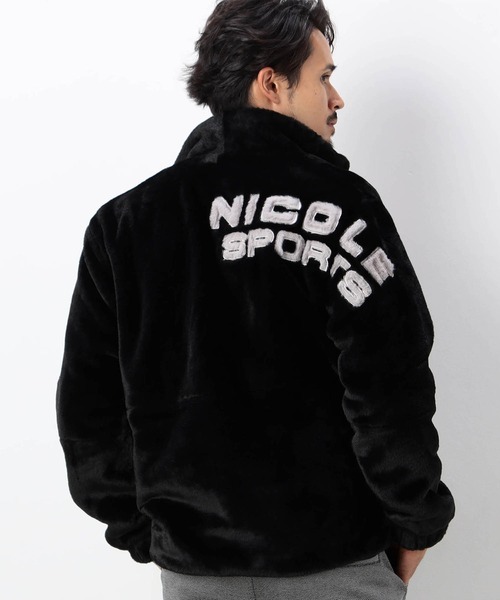 NICOLE CLUB FOR MEN（ニコルクラブフォーメン）の「【NICOLE SPORTS】スタンドカラー ファーブルゾン（その他アウター・メンズ・ホワイト系/ブラック/シルバー系・LARGE/X-LARGE/MEDIUM）」の6枚目の写真