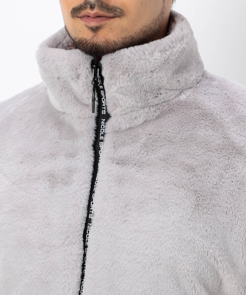 セール】【NICOLE SPORTS】スタンドカラー ファーブルゾン（その他