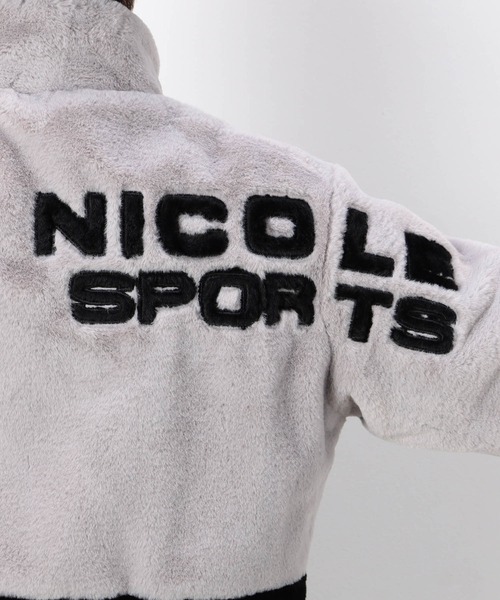 セール】【NICOLE SPORTS】スタンドカラー ファーブルゾン（その他