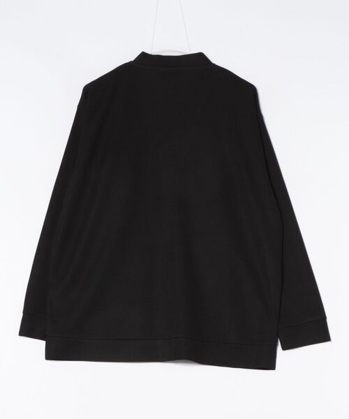 m.f.editorial（エムエフエディトリアル）の「【 ストレッチ Vネック】m.f.エディトリアル メンズ ワッフル 長袖カーディガン（カーディガン/ボレロ・メンズ・ベージュ/ブラック・MEDIUM/LARGE/X-LARGE）」の3枚目の写真