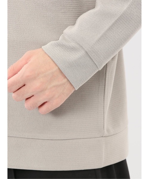 m.f.editorial（エムエフエディトリアル）の「【 ストレッチ Vネック】m.f.エディトリアル メンズ ワッフル 長袖カーディガン（カーディガン/ボレロ・メンズ・ベージュ/ブラック・MEDIUM/LARGE/X-LARGE）」の22枚目の写真