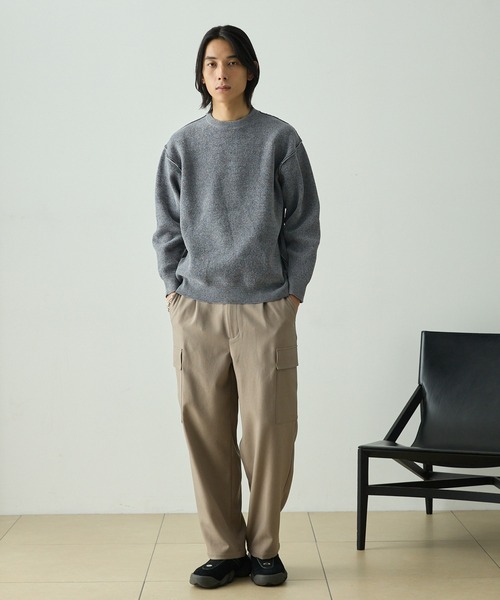 lig.  ワイドカーゴパンツ　グレー ligdot. ワイドカーゴパンツ glay 最 安値 価格