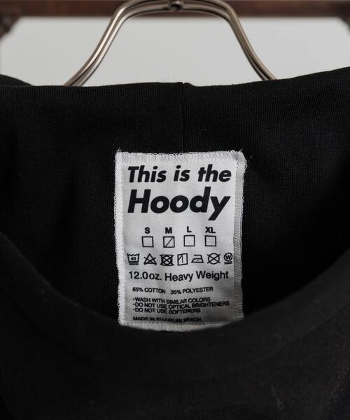 THE GOODLAND MARKET(ザグッドランドマーケット)の「That’s The Hoody ZIP UP(パーカー・メンズ・ブラック/グレー・MEDIUM/LARGE/X-LARGE)」の4枚目の写真