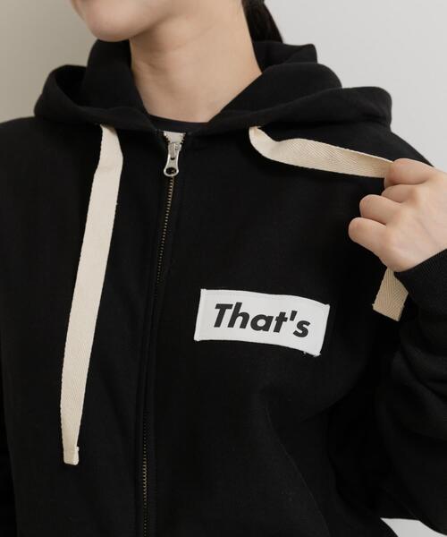 THE GOODLAND MARKET(ザグッドランドマーケット)の「That’s The Hoody ZIP UP(パーカー・メンズ・ブラック/グレー・MEDIUM/LARGE/X-LARGE)」の5枚目の写真