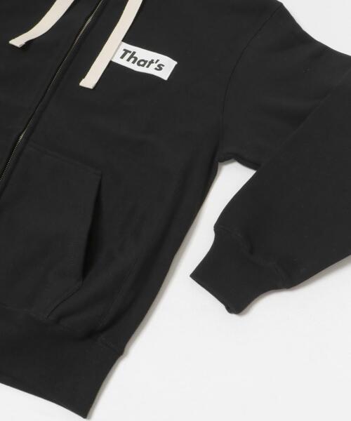 THE GOODLAND MARKET(ザグッドランドマーケット)の「That’s The Hoody ZIP UP(パーカー・メンズ・ブラック/グレー・MEDIUM/LARGE/X-LARGE)」の12枚目の写真