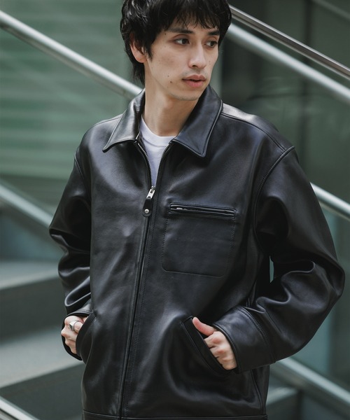 Schott ショット サイズ42 USA産 ブルゾン レザージャケット Schott/ショット LEATHER TRACKER JACKET レザージャケット