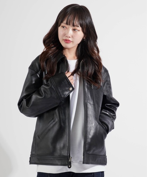 Schott/ショット LEATHER TRACKER JACKET レザージャケット