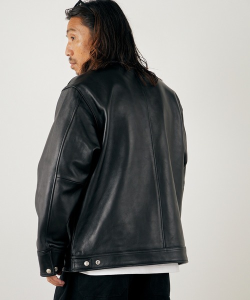 Schott/ショット LEATHER TRACKER JACKET レザージャケット（ブルゾン