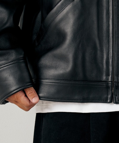 Schott/ショット LEATHER TRACKER JACKET レザージャケット（ブルゾン