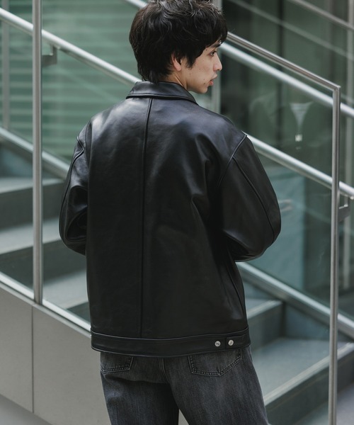 Schott/ショット LEATHER TRACKER JACKET レザージャケット（ブルゾン