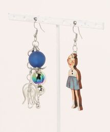 【KKSHOP】フランスボタンアレンジピアス(MA)