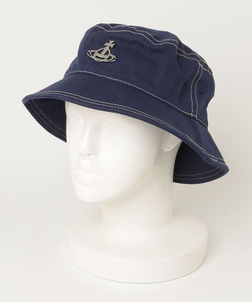 Vivienne Westwood バケットハット ネイビー EDGEWEAR BUCKETHAT（ハット）｜Vivienne Westwood（ヴィヴィアン