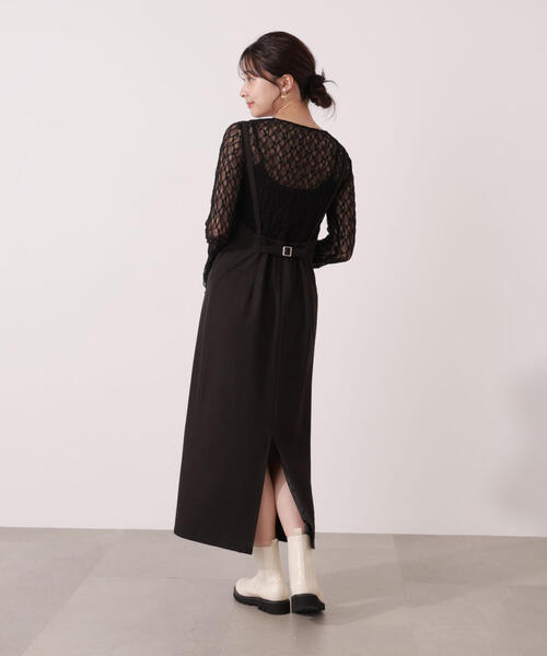 PROPORTION BODY DRESSING（プロポーションボディドレッシング）の「フロントファスナーナロージャンスカ / 1215240007（ワンピース・レディース・ブラック/ブラウン・MEDIUM/P/S/SMALL）」の22枚目の写真