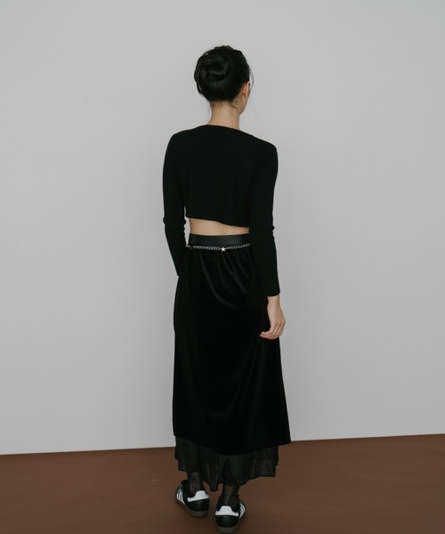 duei(デュイ)の「ベロアレイヤードスカート(スカート・レディース・ブラウン/ブラック・FREE)」の21枚目の写真