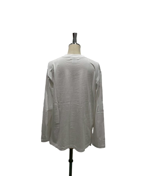 INTERPLAY（インタープレイ）の「【INTERPLAY】Script EMB. LOGO Long Sleeve Tee Shirt（Tシャツ/カットソー・レディース・ホワイト/ブラック/ナチュラル・LARGE）」の5枚目の写真