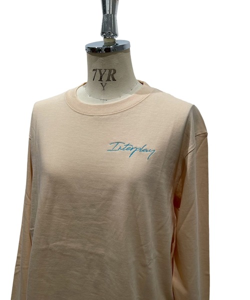 INTERPLAY（インタープレイ）の「【INTERPLAY】Script EMB. LOGO Long Sleeve Tee Shirt（Tシャツ/カットソー・レディース・ホワイト/ブラック/ナチュラル・LARGE）」の17枚目の写真