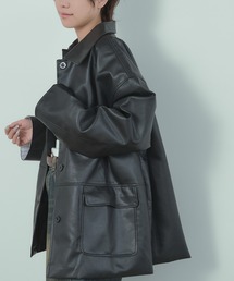 羽織るだけでふんわり大人可愛いスタイル ロングジャケット
