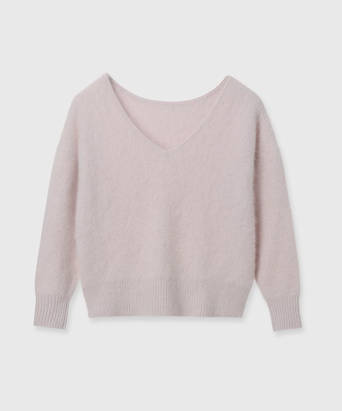 ラクーンフォックス2wayネックプルオーバー（ニット/セーター