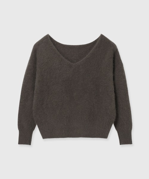 ラクーンフォックス2wayネックプルオーバー（ニット/セーター