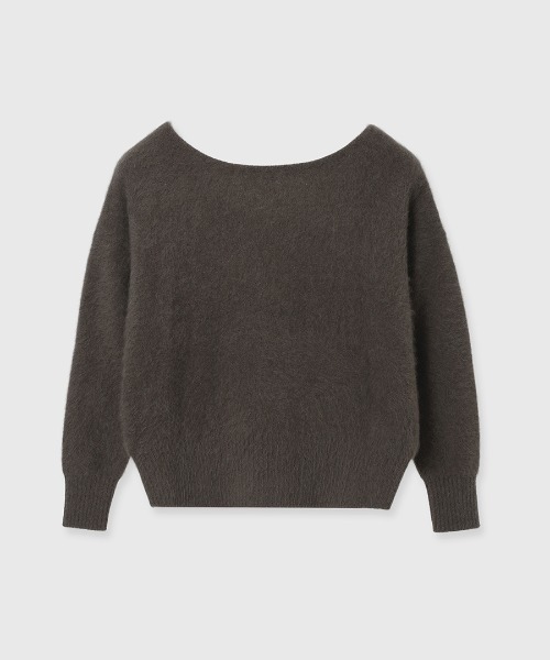 ラクーンフォックス2wayネックプルオーバー（ニット/セーター