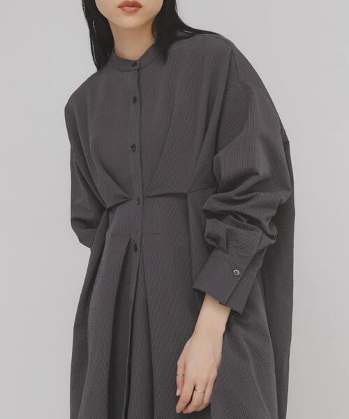 ウエストタックロングシャツ（シャツ/ブラウス）｜KBF（ケイビーエフ
