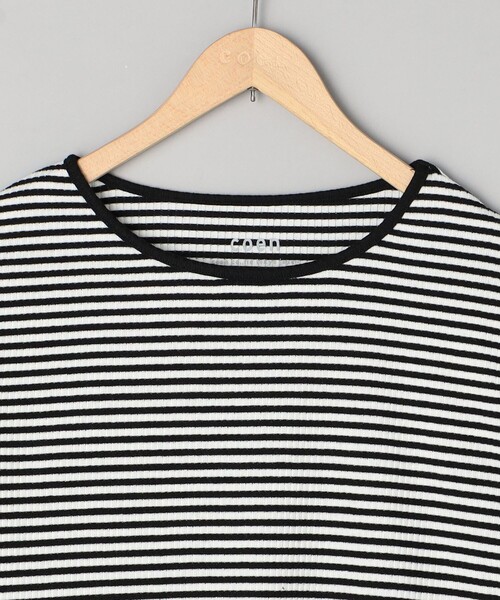 coen(コーエン)の「【定番 / 新色追加】メロークルーネックロンT(Tシャツ/カットソー・レディース・コバルトブルー/その他1/ブラック/オフホワイト/ブラウン/ライム/クリーム・L/M)」の11枚目の写真