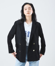 Muscat（マスカット）の「ベロア　テーラードジャケット（テーラードジャケット）」