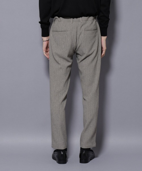 NANO universe（ナノユニバース）の「｢N TROUSERS BASIC｣ 洗えるMIXツイードストレッチパンツ(セットアップ可)（スーツパンツ・メンズ・グレイッシュベージュ/ベージュ系その他4・S/M/L）」の20枚目の写真