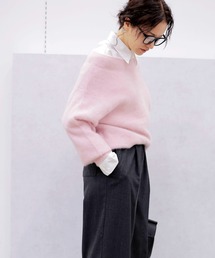 Jines｜ジネスのニット/セーター（ピンク/桃色系・オフショルダー
