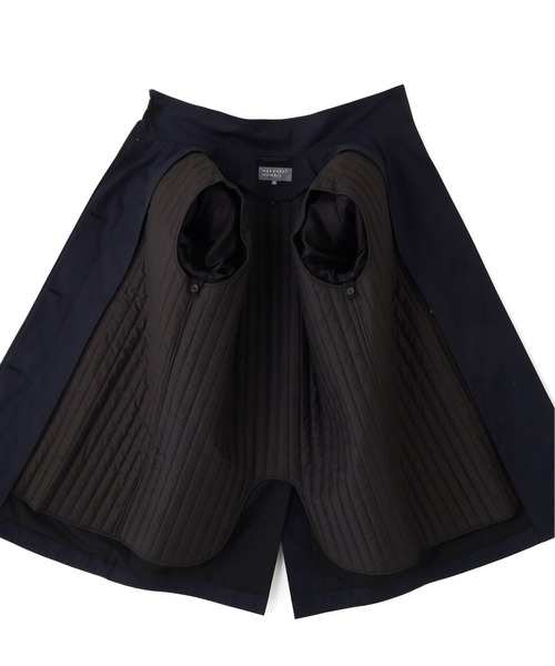 MARGARET HOWELL(マーガレットハウエル)の「COTTON NYLON GABARDINE(トレンチコート・レディース・ベージュ/ネイビー・0/1/2)」の8枚目の写真