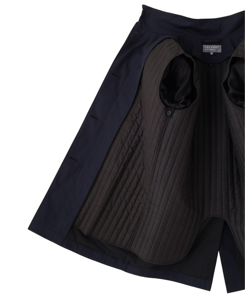MARGARET HOWELL(マーガレットハウエル)の「COTTON NYLON GABARDINE(トレンチコート・レディース・ベージュ/ネイビー・0/1/2)」の7枚目の写真