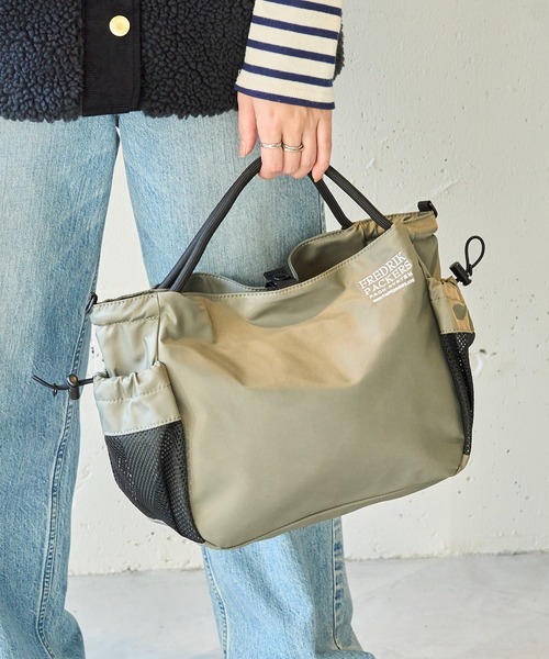 FREDRIK PACKERS(フレドリックパッカーズ)の「【FREDRIK PACKERS】≪別注≫PLAY TOTE 2WAYショルダートート(トートバッグ・レディース・ブラック/グレー/レオパード・FREE)」の9枚目の写真