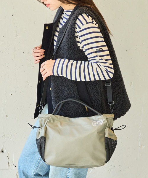 FREDRIK PACKERS(フレドリックパッカーズ)の「【FREDRIK PACKERS】≪別注≫PLAY TOTE 2WAYショルダートート(トートバッグ・レディース・ブラック/グレー/レオパード・FREE)」の5枚目の写真