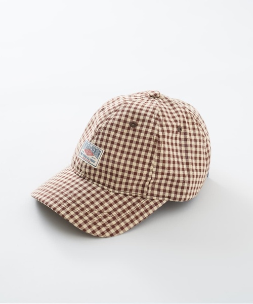 and D. petit main（アンドディープティマイン）の「カラーギンガムキャップ（キャップ・キッズ・ブルー/ベージュ/チャコール・56cm）」の13枚目の写真