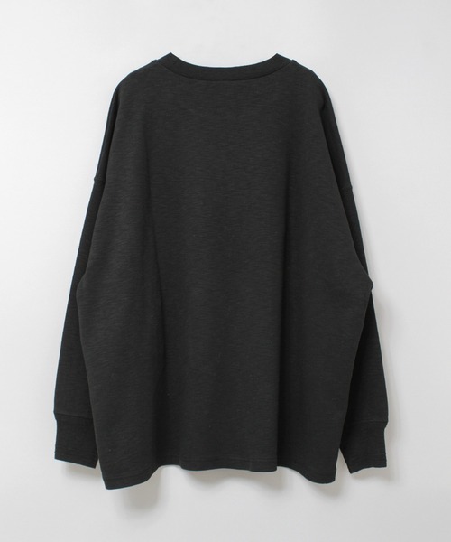 RNA-N(アールエヌエーエヌ)の「M2543 スラブスムースオーバーサイズプルオーバー(Tシャツ/カットソー・レディース・オレンジ/杢グレー/ブラック/キナリ・FREE)」の22枚目の写真