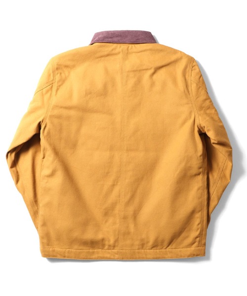 HOUSTON(ヒューストン)の「HOUSTON ソリッドビエラカバーオール(カバーオール・メンズ・オフホワイト/ネイビー/マスタード/ブラック/オリーブ/グレー・MEDIUM/X-LARGE/XX-LARGE/LARGE)」の8枚目の写真