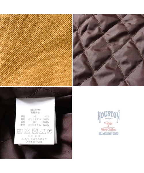 HOUSTON(ヒューストン)の「HOUSTON ソリッドビエラカバーオール(カバーオール・メンズ・オフホワイト/ネイビー/マスタード/ブラック/オリーブ/グレー・MEDIUM/X-LARGE/XX-LARGE/LARGE)」の10枚目の写真