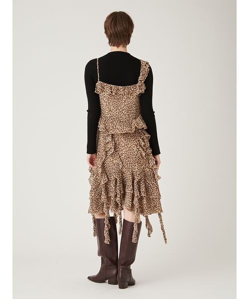 FURFUR（ファーファー）の「フリルキャミソールワンピース（ワンピース・レディース・アニマル/ドット/チェック・F）」の12枚目の写真