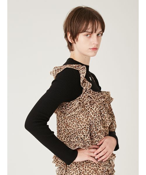 FURFUR（ファーファー）の「フリルキャミソールワンピース（ワンピース・レディース・アニマル/ドット/チェック・F）」の16枚目の写真