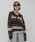 VION�i���B�I���j�́uLoose Border Polo Knit / ���[�Y�{�[�_�[�|���j�b�g�i�j�b�g/�Z�[�^�[�j�v�b�u���E��