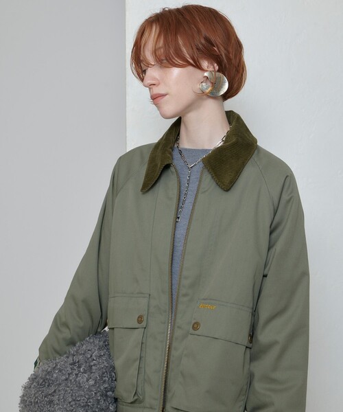 allureville（アルアバイル）の「【BARBOUR(バブアー)】 WINNIE CASUAL JKT（ブルゾン・レディース・カーキ・FREE）」の2枚目の写真