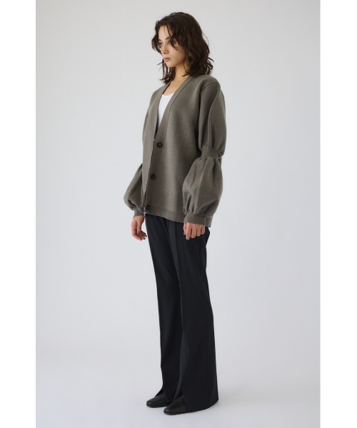 RIM.ARK（リムアーク）の「Flared PT フレアードパンツ（スラックス・レディース・ブラック/ブラウン/ベージュ・38/36）」の6枚目の写真