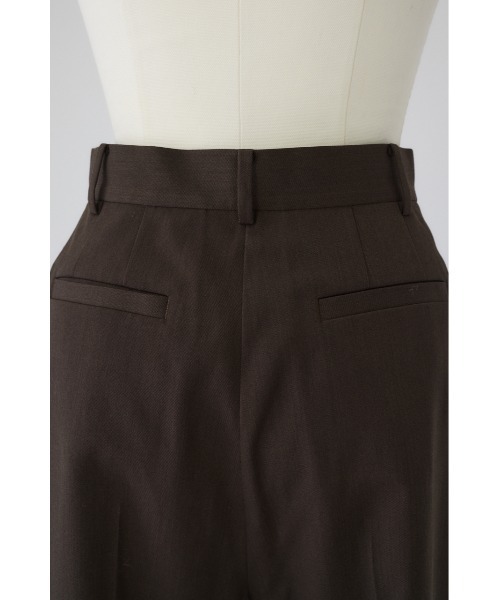 RIM.ARK（リムアーク）の「Flared PT フレアードパンツ（スラックス・レディース・ブラック/ブラウン/ベージュ・38/36）」の22枚目の写真