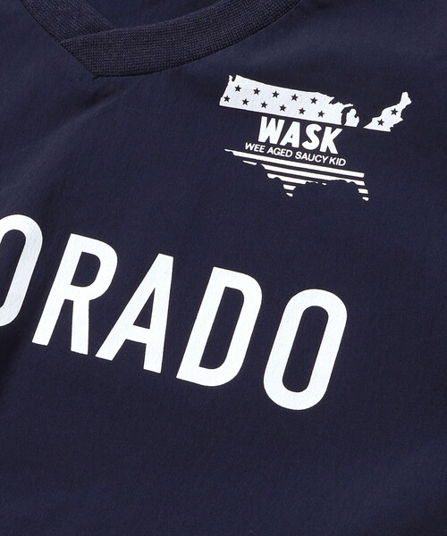 WASK（ワスク）の「Ｖネックプルオーバー(100~160cm)（Tシャツ/カットソー・キッズ・ネイビー/グリーン・140cm/150cm/160cm/130cm）」の11枚目の写真