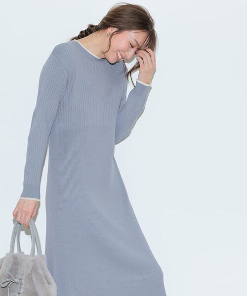 ANY SIS(エニィスィス)の「【2SET】ニット ボレロ × ワンピース セット(ワンピース・レディース・ブラック系/スカイブルー系/グレー系・X-SMALL)」の20枚目の写真
