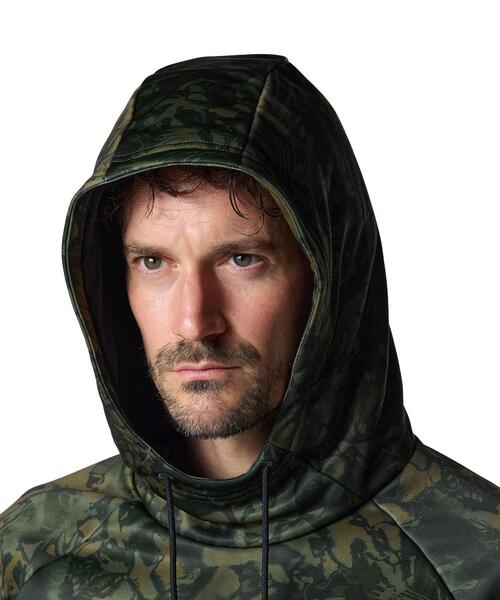 UNDER ARMOUR(アンダーアーマー)の「UAアーマーフリース カモ フーディー(トレーニング/メンズ)(スウェット・メンズ・グリーン系・L/M/3XL/XL/2XL/S)」の3枚目の写真