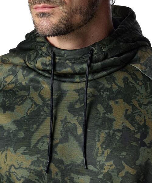 UNDER ARMOUR(アンダーアーマー)の「UAアーマーフリース カモ フーディー(トレーニング/メンズ)(スウェット・メンズ・グリーン系・L/M/3XL/XL/2XL/S)」の4枚目の写真