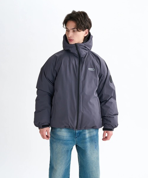 ELEMENT(エレメント)の「ELEMENT メンズ PUFF TACK JACKET ジャケット 【2025年秋冬モデル】/エレメントナイロンパフジャケット(ブルゾン・メンズ・グリーン系その他/グレー/ブラック・MEDIUM/LARGE/X-LARGE)」の8枚目の写真